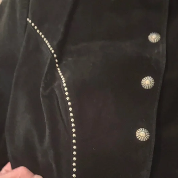 Tony Lama Black Studded Women's Blazer - Picture 5 of 6
